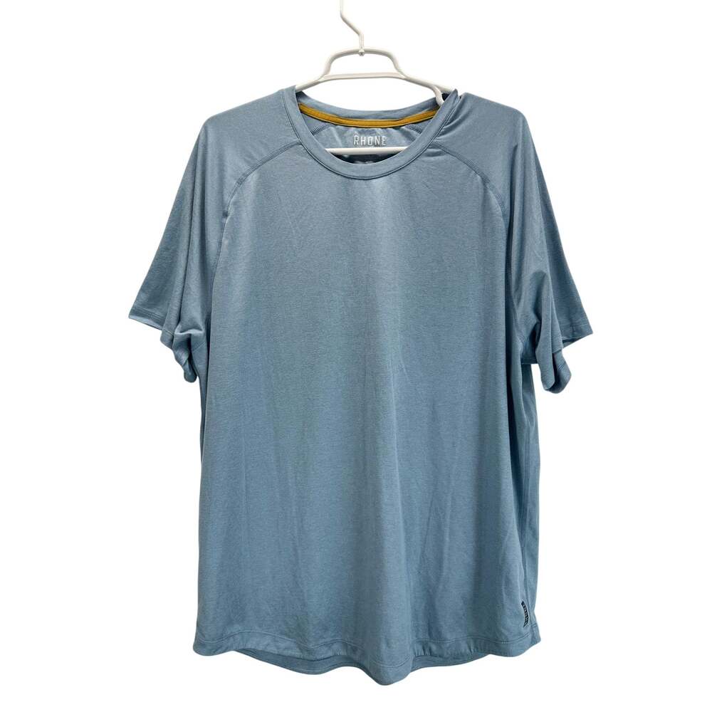 Rhone Atmosphere Tee Versatile Everyday T-shirt Short Sleeve Blue XL